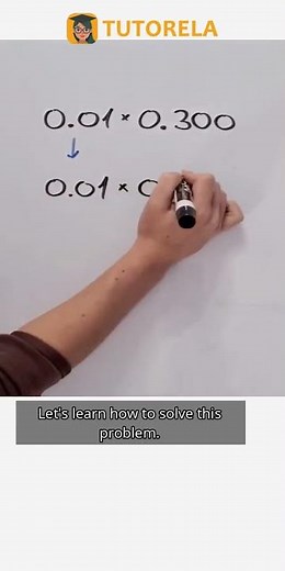 Step-by-Step Guide: 0.01 x 0.300 Decimal Multiplication #Math #DecimalFractions-Advanced