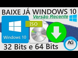 Como baixar o arquivo ISO Windows 10 Original, 32Bits e 64Bits- Versão atual