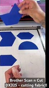 Cutting Non-Interfaced Cotton with Brother Scan N Cut ✂️.👉🏽 Full video on my channel for more tips