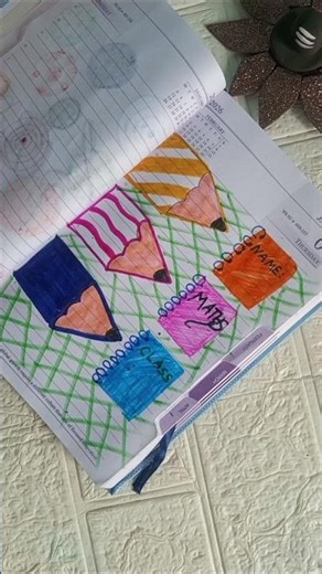 Maths front page design idea easy #shorts