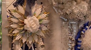 Does the tradition of homecoming mums confuse you? Our current multi-media exhibit explains the who, what, where, why and when behind these sparkley Texan keepsakes. Now on display through November 24th. | Arlington Museum of Art