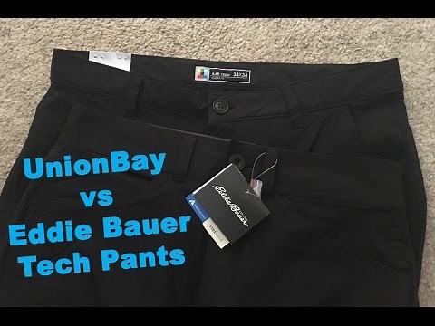 UB Tech Rainier Chino and Eddie Bauer Guide Pro Pant Review and Comparison