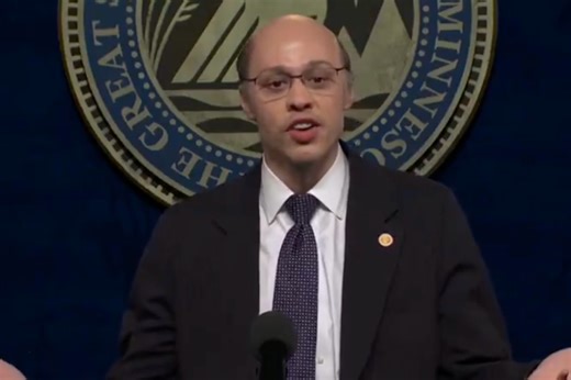 SNL’s Pete Davidson guests as Tom Homan for ICE pep talk