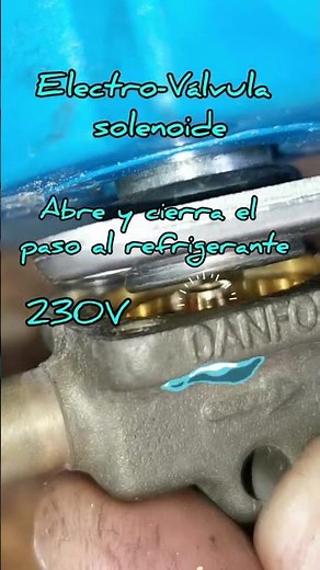 ⚡️Electro Válvula💦 Solenoide 🧲 #I_LOVE_HVAC
