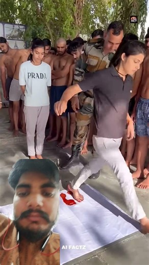 Why Indian Army Recruits Walk Barefoot on Red Color Before Training? | Real Reason Behind It#shorts