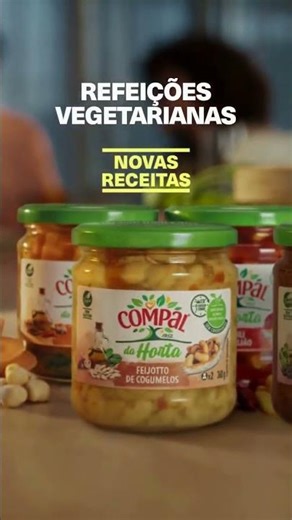 Novas refeições vegetarianas Compal da Horta - Novas Receitas