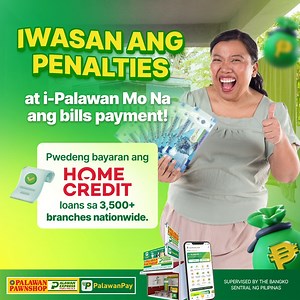 607 reactions · 12 shares | Suki! Huwag kalimutang bayaran ang HOME CREDIT loans mo para iwas penalties.  Kung malapit na ang due date, #iPalawanMoNa! May 3,500+ branches nationwide, kaya siguradong makakapagbayad ka anytime, anywhere. Pumunta na sa aming website para mahanap ang pinakamalapit na branch sa’yo: https://bit.ly/4jiT8uF Basta bills payment, #WinWinKayoSaPalawan! | Palawan Pawnshop - Palawan Express Pera Padala | Facebook