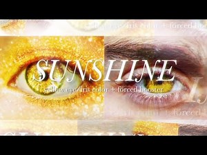꧁SUNSHINE꧂ yellow/amber/golden eye color + booster (forced subliminal)。