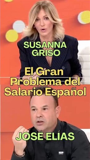 José Elías vs Susanna Griso: The Spanish Salary #shorts #spain #pedrosanchez #SpanishData