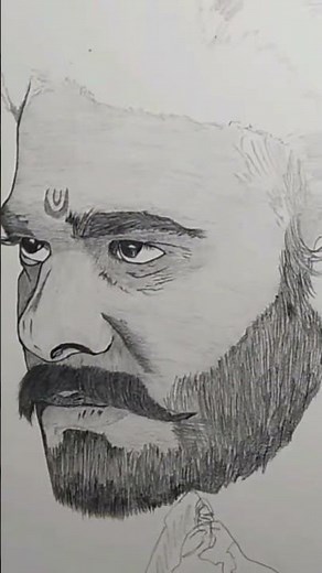 Bahubali Pencil Sketch ✏️ | Powerful Warrior Look | Epic Art #shorts