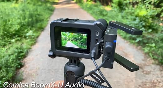Comica BoomX-U2 wireless lav mic with Gopro