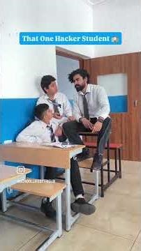 That one hacker student #subscribe #funny