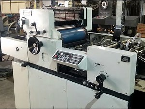 MULTILITH 1650 OFFFSET PRINTING PRESS OPERATION