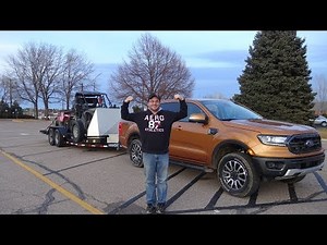 Ranger review trailering in Colorado with aftermarket trailer brake controller