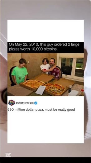 this guy ordered 2 large pizzas worth 10,000 bitcoins#trending #bitcoin