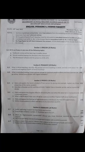 1.6K views | BPSC PAST PAPER BPSC #bpsc69 #viralreels #reelsviral #FPSCPastpapers #fpscmcqs #MCQsTest #education #knowledge #bpscexam #educational | Knowledge | Facebook