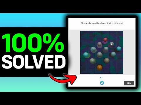 100% SOLVED! How To Complete Please Click On The Object That is Different Verification Puzzle