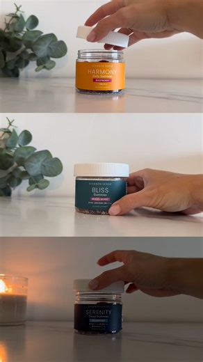 Choose your vibe — Harmony for focus, Bliss for good moods, or Serenity for restful nights. Try them free and experience why over 50,000 people trust Seventh Sense for their plant-powered wellness ritual. | Seventh Sense