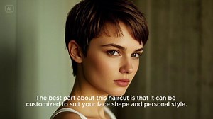 Asymmetrical Pixie haircut