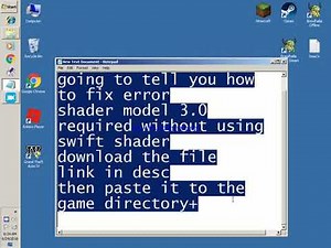 How To Fix ERROR Shader Model 3.0 Required No Swift Shader | 2018 | Latest | GTA 4 | Any Game