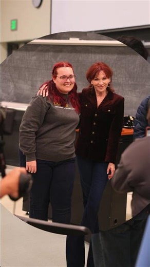 Marilu Henner Visits UC Davis Psychology at the College of Letters and Science