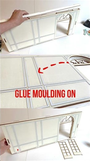 Making Of... The French Suite Wall – the Grand Hotel Selection DIY kit Dollhouse Diorama