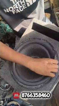 12" inch Infinity Subwoofer Problem Fix 🛠️ #shorts #subwoofer #speaker #restoration #dj #basscheck