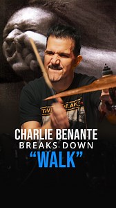 Charlie Benante Breaks Down Pantera’s “Walk” 🤘🏼 Originally recorded by Vinnie Paul, 'Walk' stands as one of the most iconic songs in metal history. Join Charlie as he dissects the song, paying tribute to Vinnie's original parts and sounds. Head over to our YouTube channel to watch the full breakdown, where we dive into the iconic status of the song, highlighting its infectious groove and widespread popularity. (link in the comments) 🥁: Vinnie Paul/ Charlie Benante 🎤: Pantera 🎧: Walk #Drumeo