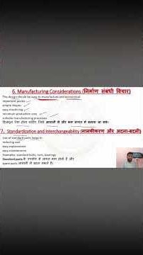 Machine Design Unit 1 Chapter 3 | General Design Considerations, Material Selection & BIS Standards