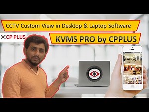 CP PLUS KVMS Pro software for laptop & PC online configuration - hindi