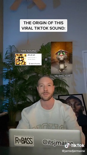 The origin of this viral TikTok sound “Ah Ah Ah” with talking Tom #viraltiktok #tiktoksound #ahahah #sound #talkingtom