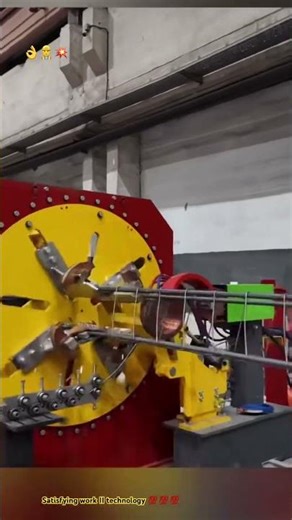 Auto-machine Revolution : Rolling wire pile cage & Welding process