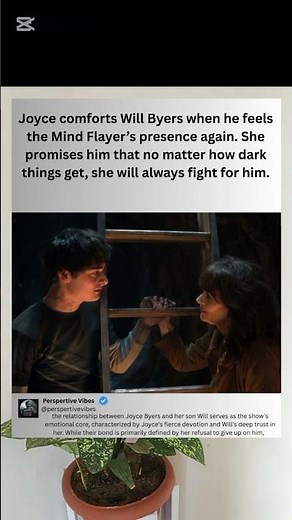 Joyce Byers comforts Will, "I’m Right Here." The Most Heartbreaking Comfort Scene #strangerthings