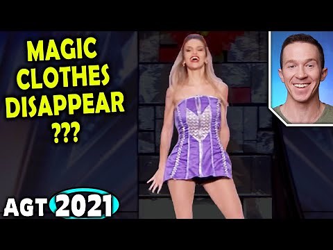 Magician REACTS to Léa Kyle STUNNING Quick-Change magic on America's Got Talent 2021