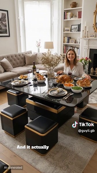 Versatile Furniture: Coffee Table, Dining Table, and Desk