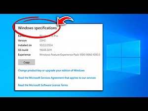 How to Check Windows Specification - Laptop & PC