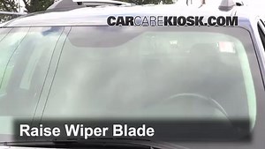 Front Windshield Wiper Blade Change: 2012 GMC Acadia Denali 3.6L V6