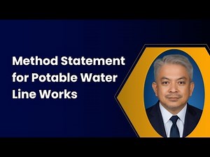 QA/QC | Method Statement for Potable Water Line Works