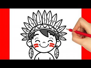 Comment dessiner un INDIEN très facile