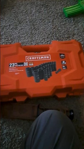 CMMT16970 Craftsman 23 piece Deep impact socket set Unboxing #subscribe