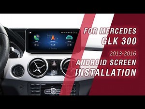 Mercedes GLK Carplay Screen Install DIY | Android Auto radio Installation Guide | Ugode