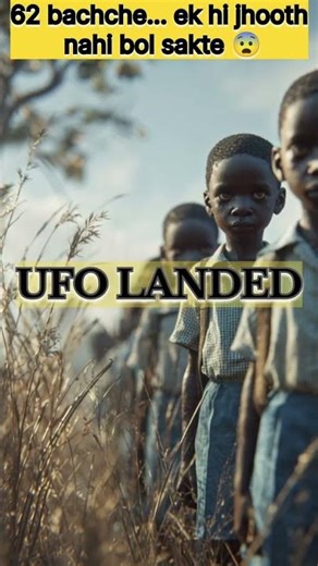 62 Bachchon ne Ek Hi UFO Dekha 😱 | Real Alien Incident #shorts