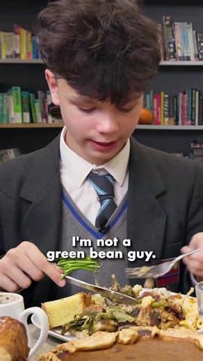 British Highschoolers try Green Bean Casserole for the first time!