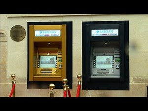 World's First ATM Machine Turns To Gold On 50th Birthday