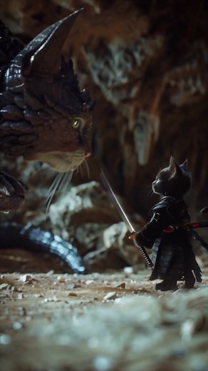 The Enigmatic Encounter: Ninja Kitten vs. Cat Dragon