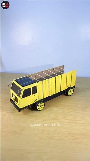 How to make Solar truck | EV truck | how to make EV car | solar panel projects| science project #diy