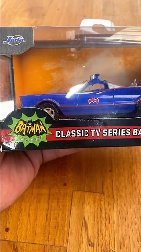 Batman 1966 Batmobile Blue Variant Review! Jada Toys Diecast Classic Unboxing!