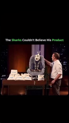 bizztank on Instagram: "If your product makes people laugh and learn, you already have their attention. In this Shark Tank pitch, an entrepreneur introduces a bib that doubles as a sick bag for kids who get car sick. Instead of over explaining the idea, he lets the product speak for itself with a live demonstration using a dummy. The visual instantly makes the problem clear and the solution impossible to forget. The sharks are entertained, but more importantly, they understand exactly why the pr