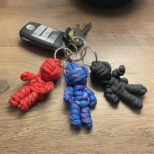 Handmade Paracord Pals - Colorful Companion Figures for Keys, Bags & Accessories - Unique Gifts for All Ages - Etsy