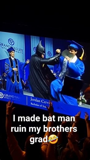 BatMan ruins my brothers graduation 😂🤣 #memes #viraltiktok #dankememes #batman #memearchive